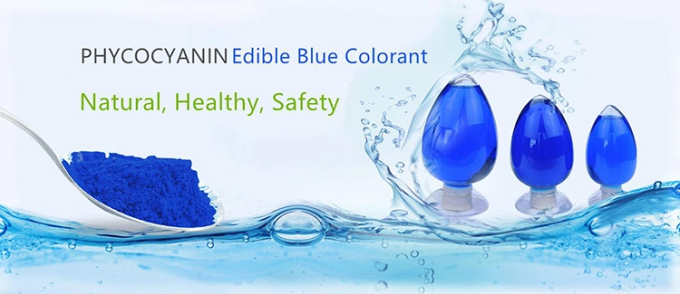 Фикоцианин выдержки Spirulina цинковой пыли качества еды E18 E25 пудрит CAS 11016-15-2