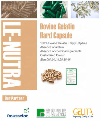 Customized Transparent Empty Gelatin Capsules 0 Size 544mg 680mg 0.68ml